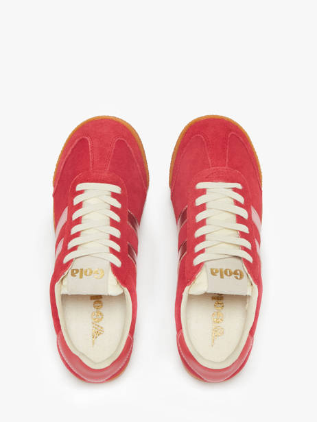 Sneakers Elan Glitz Uit Leder Gola Rood women CLB790 ander zicht 3